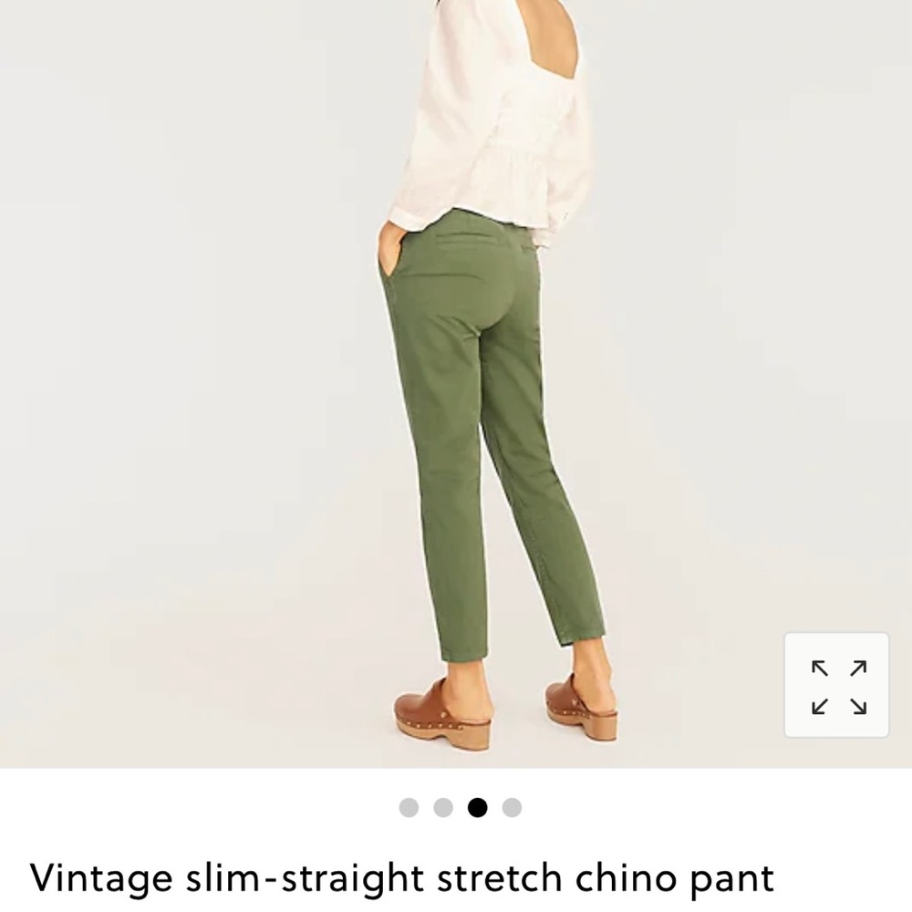 J. Crew Vintage slim-straight stretch chino pant